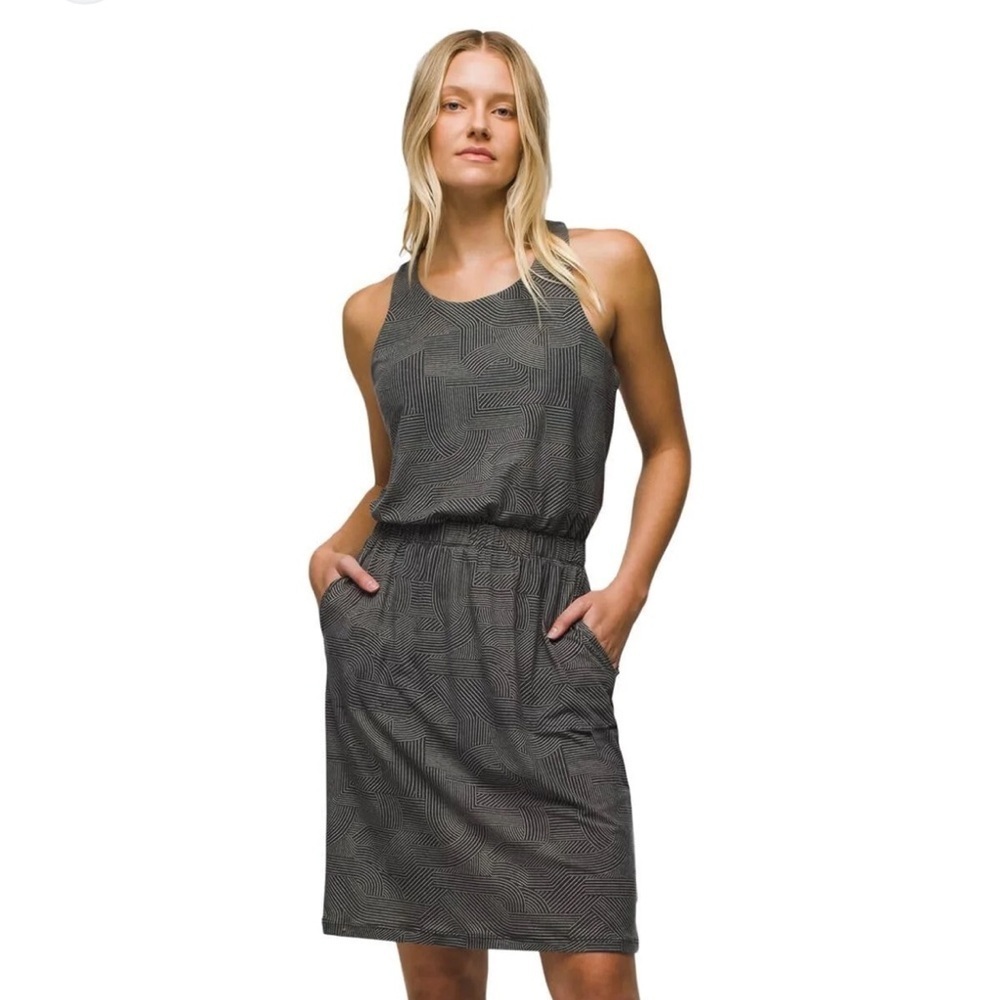 prAna Kamen Dress Black Linea XS